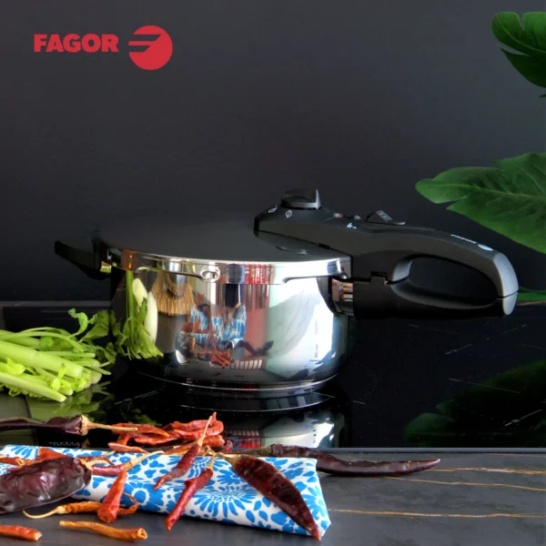 Olla a presión súper rápida Fagor Duo, fabricada en acero inoxidable 18/10 - Imagen 6