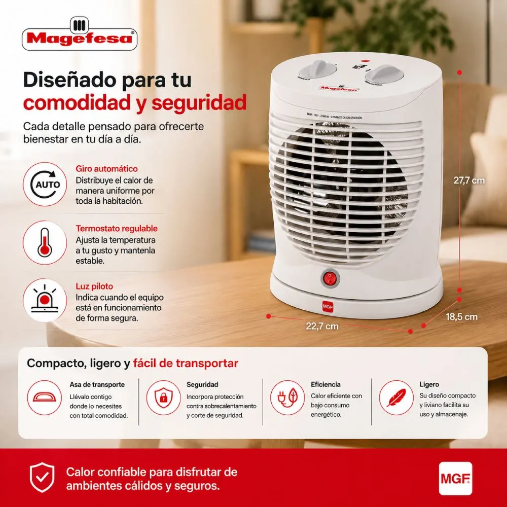 Termoventilador Magefesa Siskin 2000W