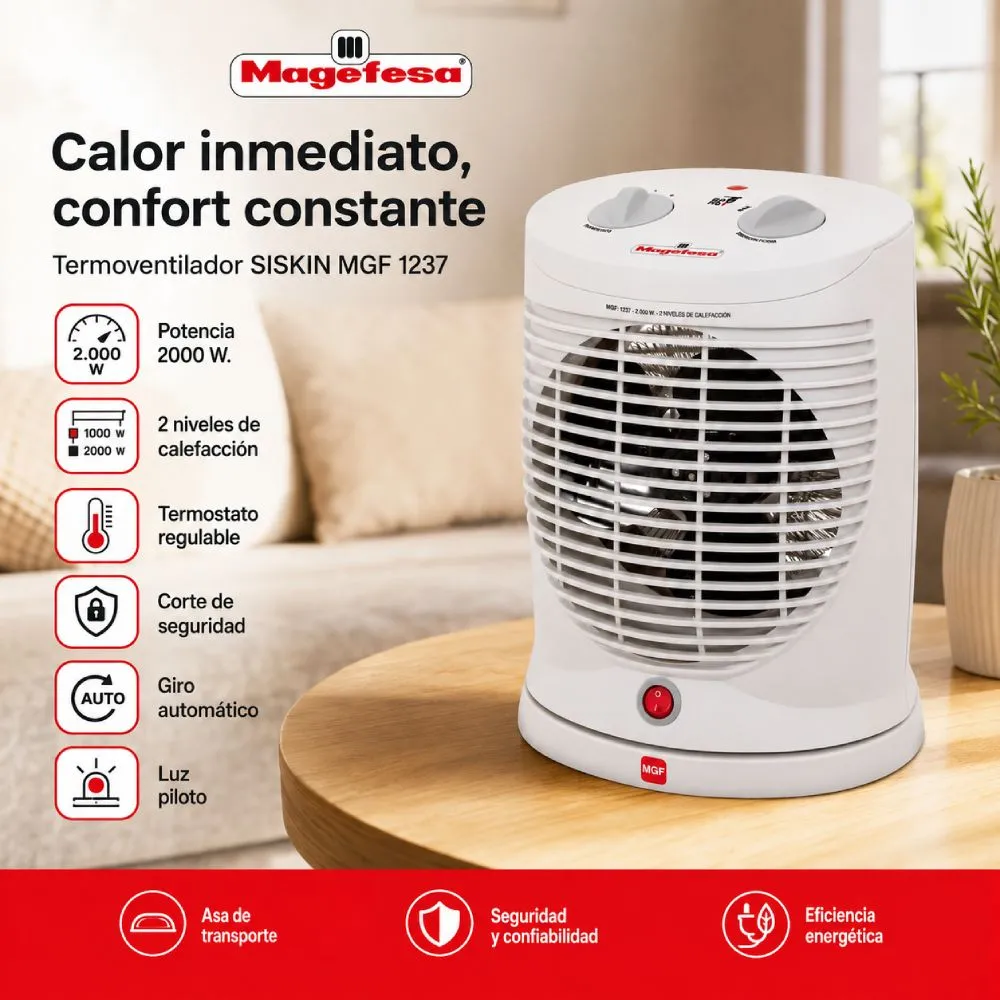 Magefesa Siskin calefactor eléctrico