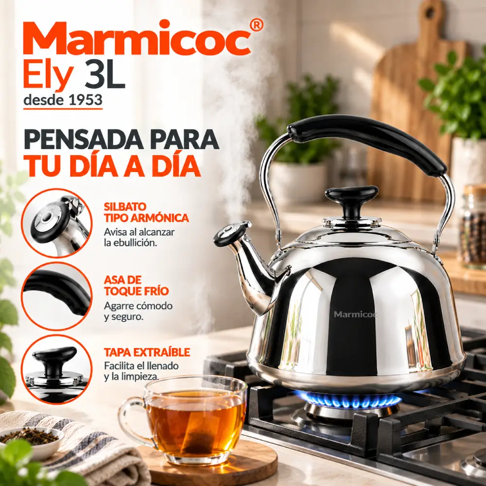 Compatibilidad de la Tetera Marmicoc Ely 3 Litros